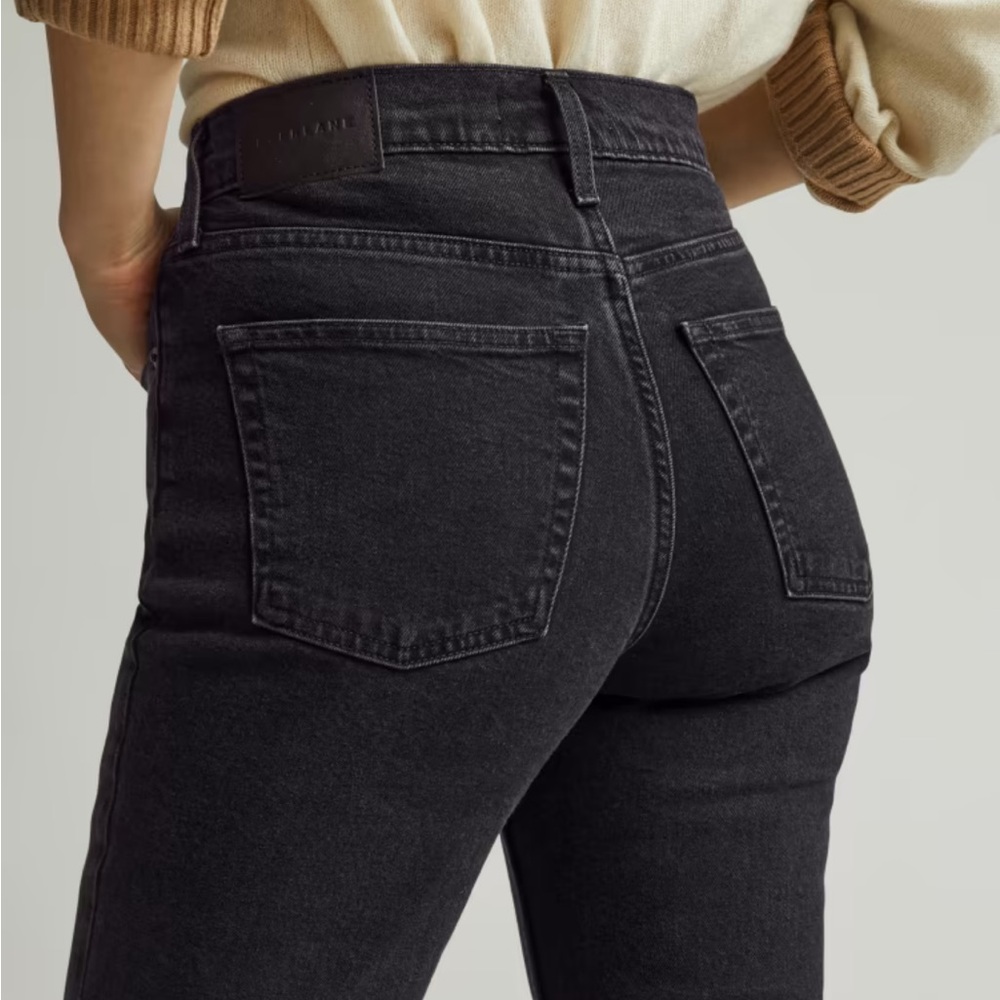Everlane The Original Cheeky Jean High Rise Size 26 Tumbled Black